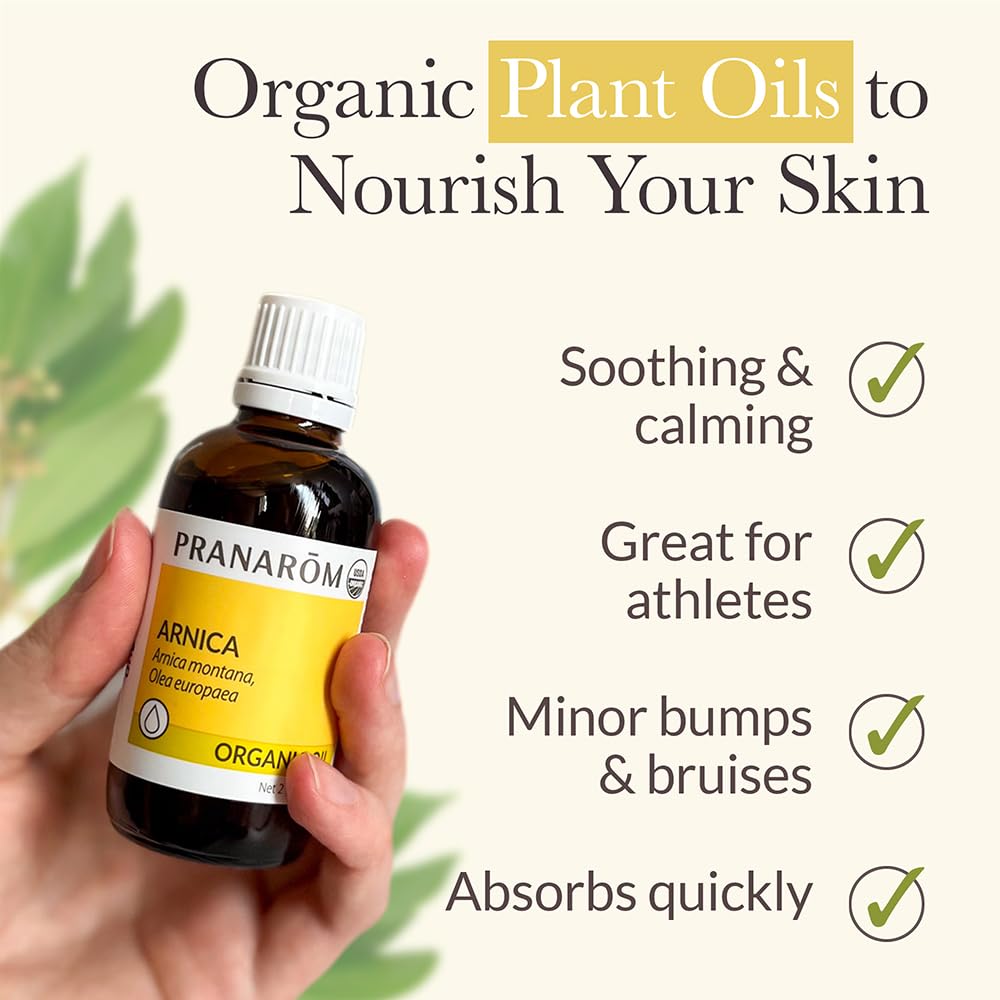 Pranarom Arnica Oil amber glass bottle preserves freshness while looking premium