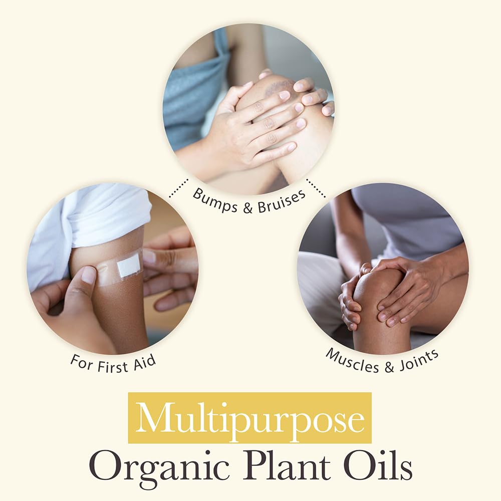 Pranarom Arnica Oil massage action demonstrates a relaxing, skin-friendly routine
