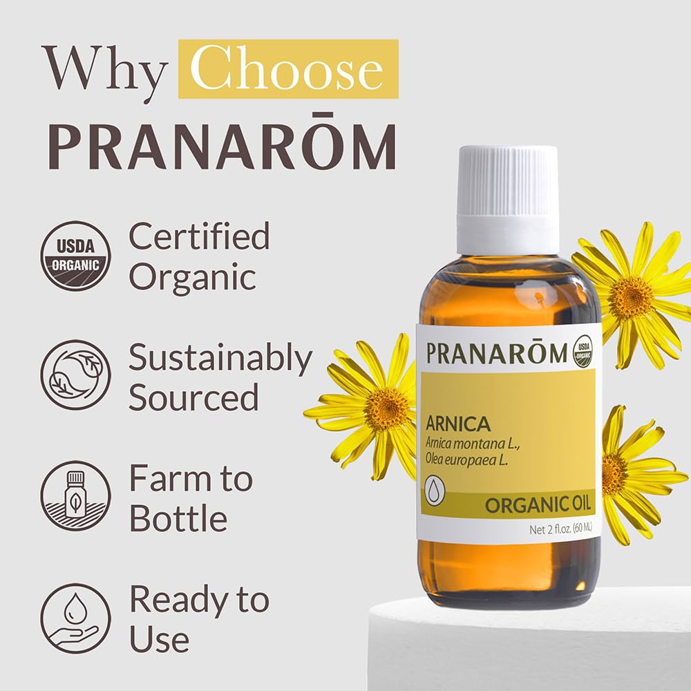 Pranarom Arnica Oil packaging is eco-friendly and cruelty-free