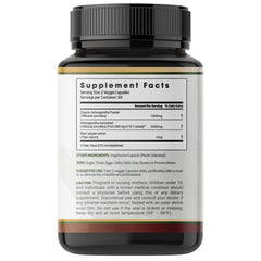 Packaging close-up of PRATIC LINE Ashwagandha capsules highlighting vegan and gluten-free quality