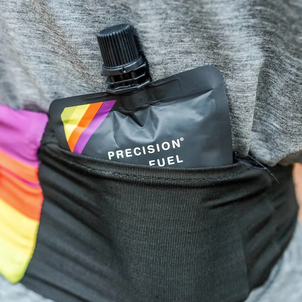 Close-up of PF90 gel texture hints easy digestion during long runs