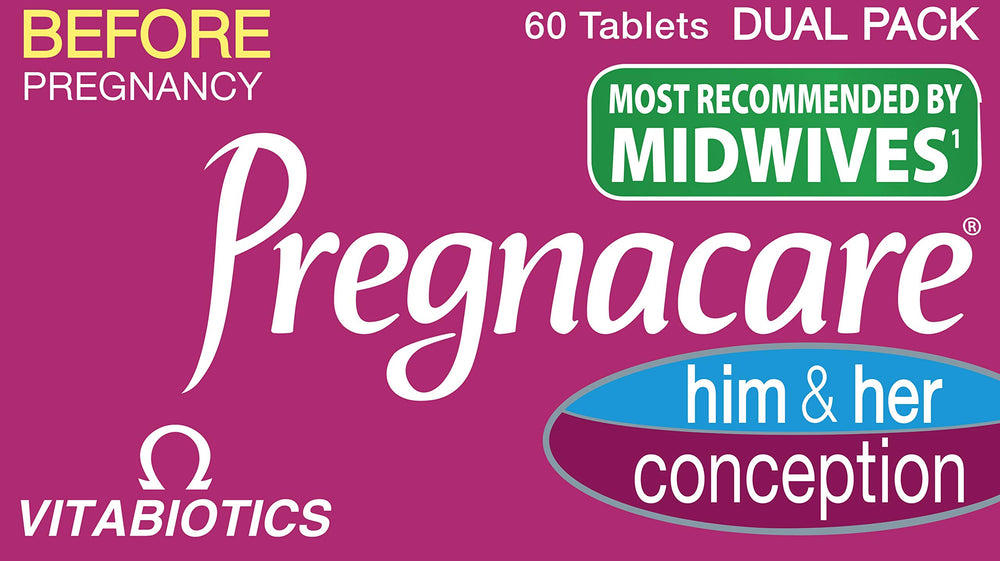 Pregnacare brand logo image representing trusted fertility-focused nutrition.