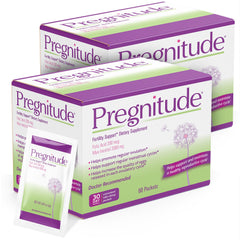 Pregnitude balance bottle with easy-dispense design for daily use.