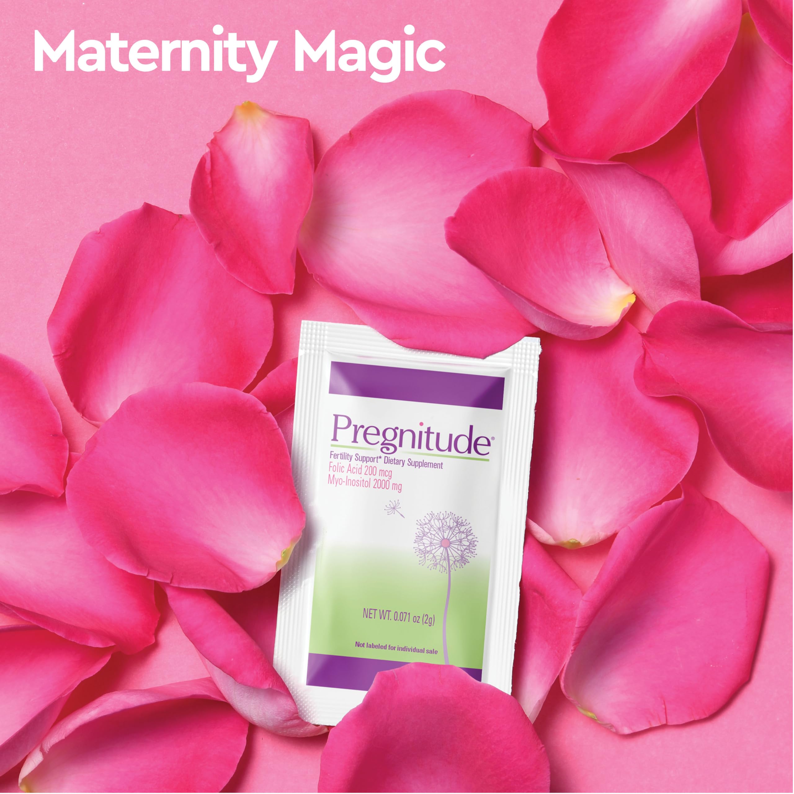 Pregnitude egg quality focus with supportive imagery