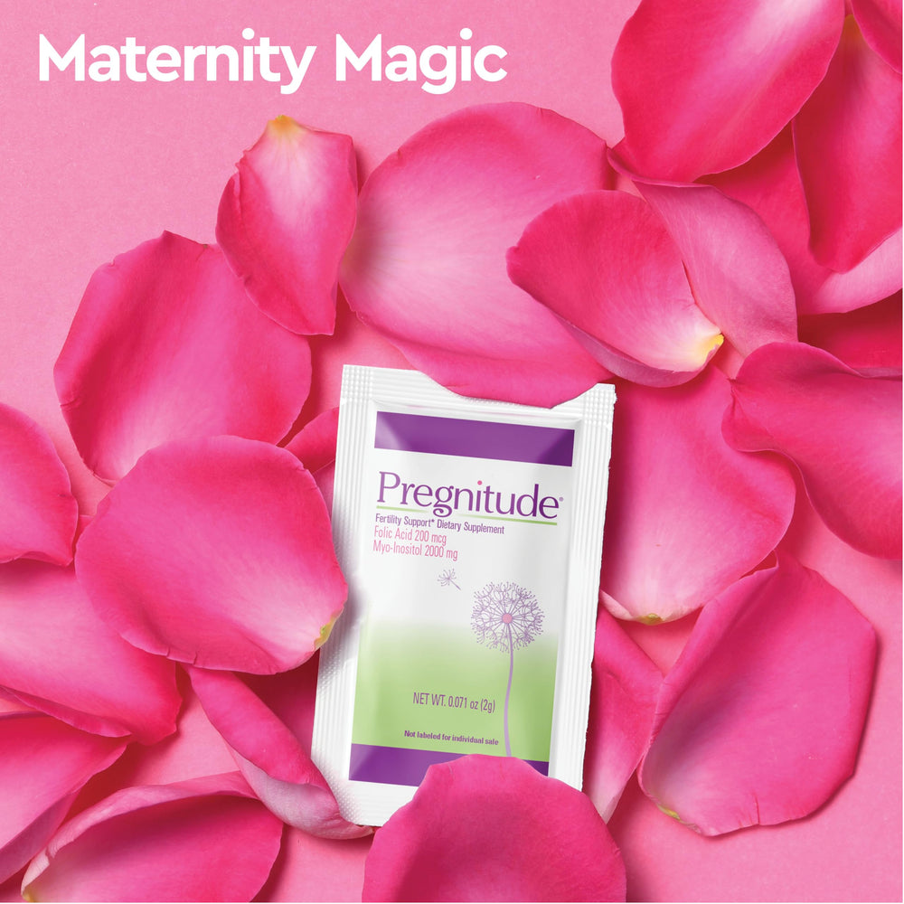 Pregnitude egg quality focus with supportive imagery