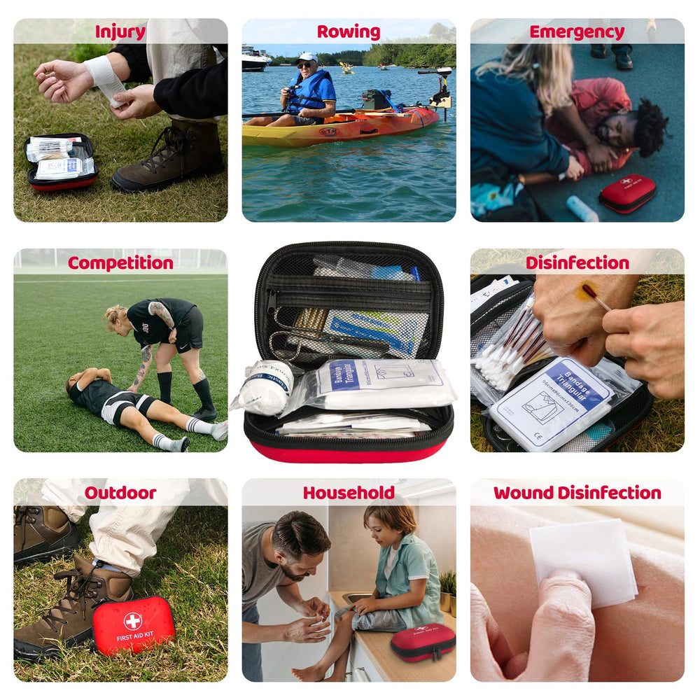 Prelady kit-primeros-emergencia-senderismo: listo para caminatas al aire libre.