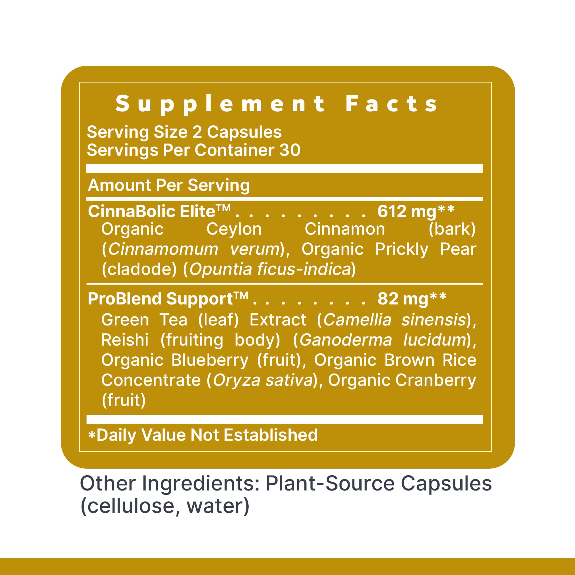 Premier PancreVen dosage guidance shows four capsules daily.