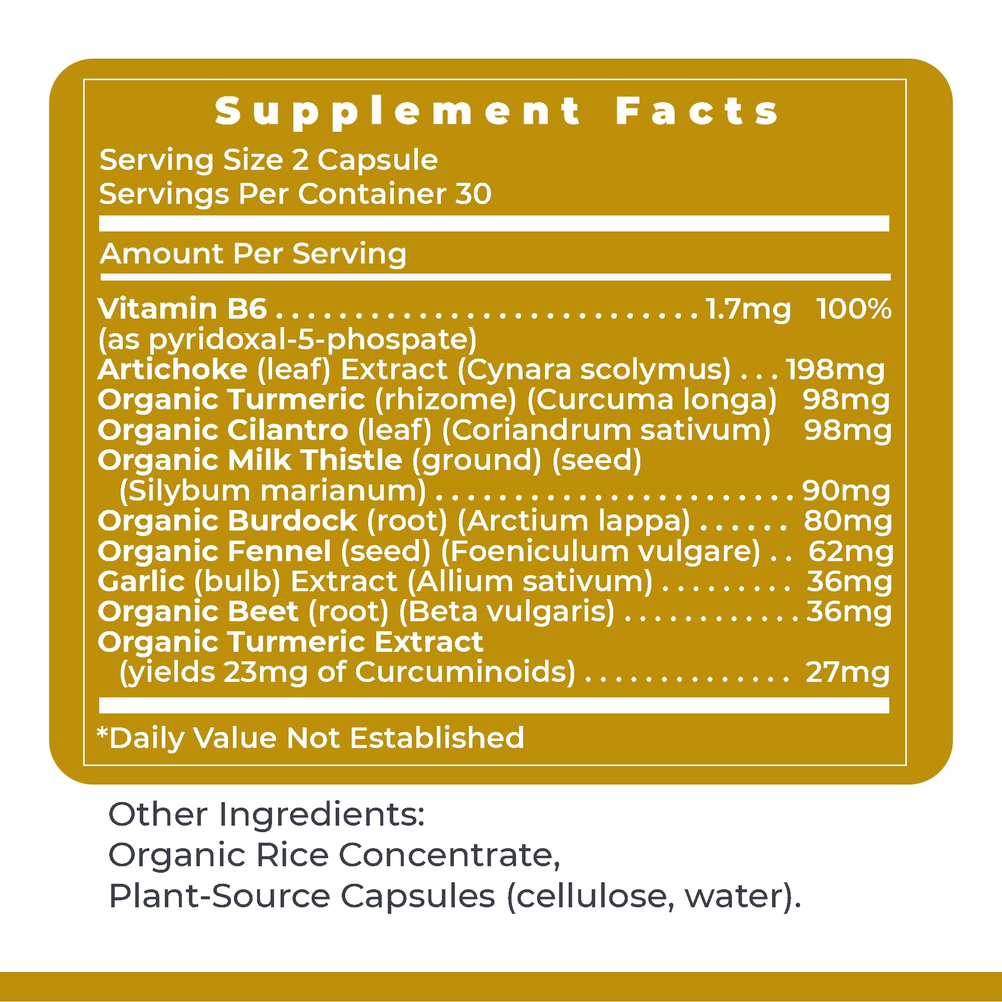 Premier Research Labs Biliven blends artichoke, milk thistle, turmeric for holistic botanicals