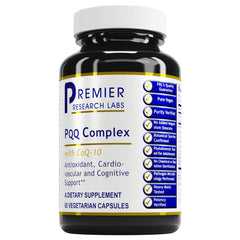 Premier Research Labs Premier PQQ Complex with CoQ10 bottle for brain and heart support