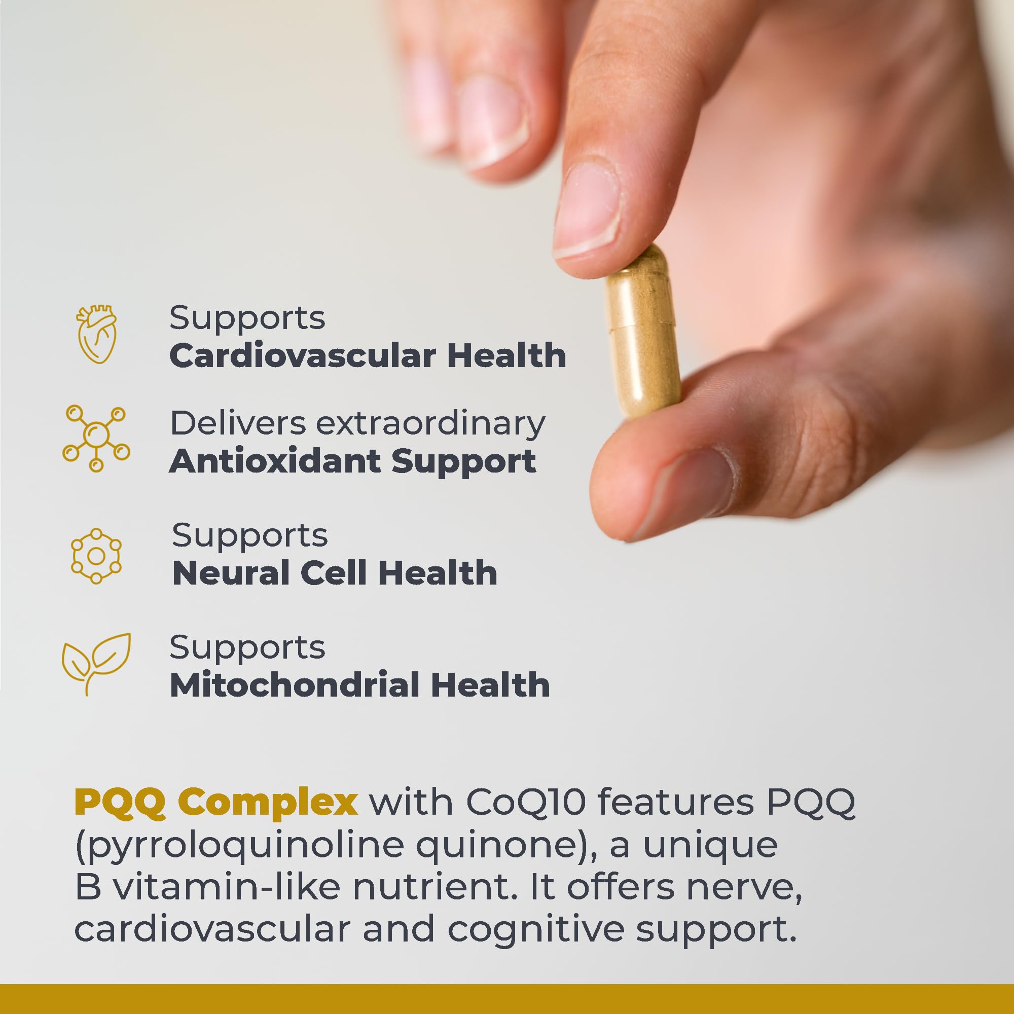 Premier Research Labs CoQ10 supplement bottle with green tea extract branding