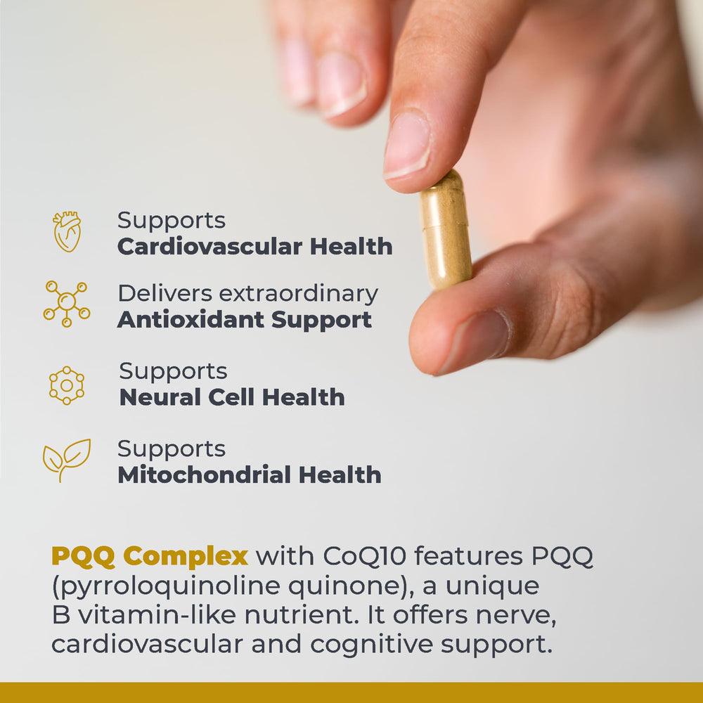 Premier Research Labs CoQ10 supplement bottle with green tea extract branding
