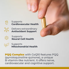 Premier Research Labs CoQ10 supplement bottle with green tea extract branding