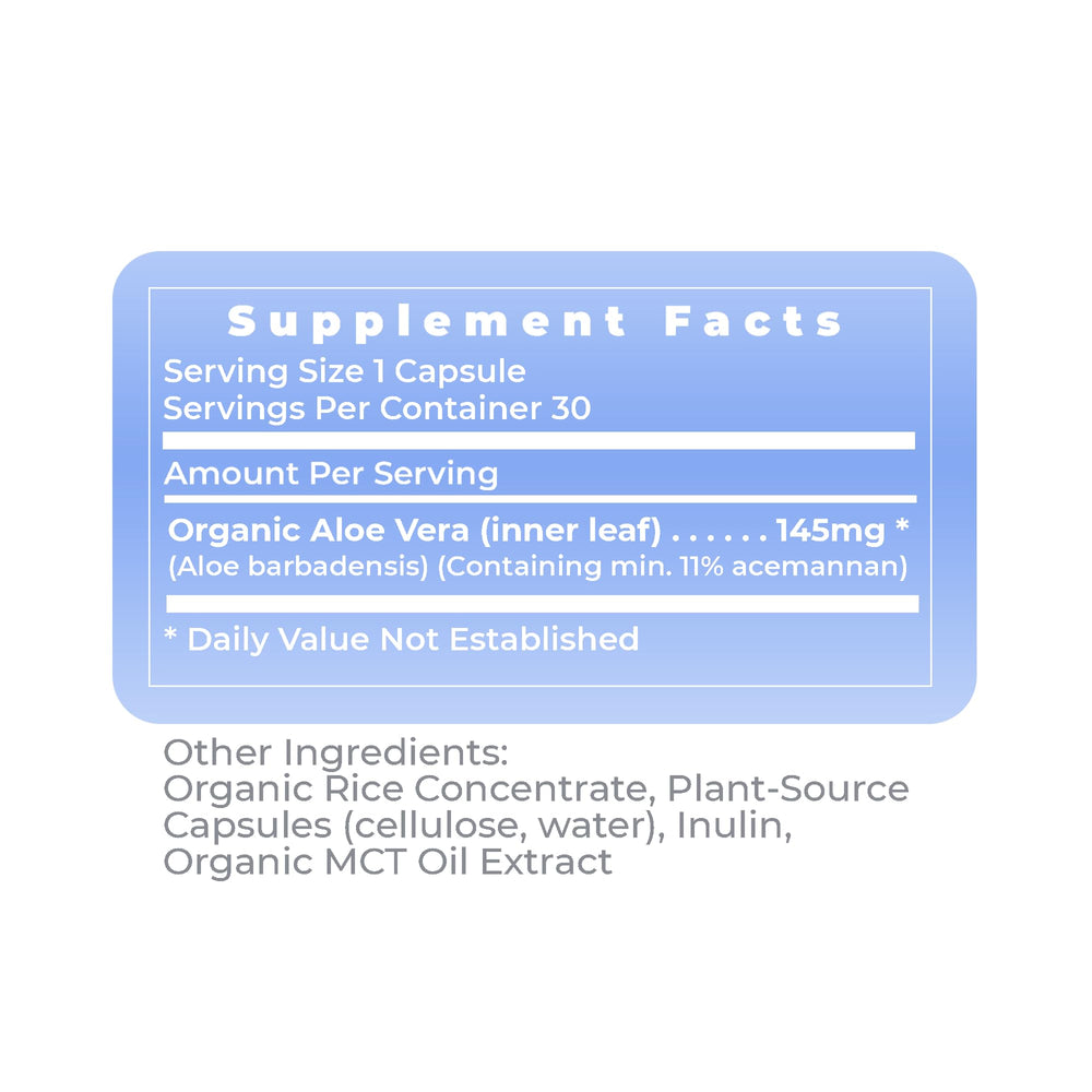 Premier Aloe vegetarian capsules showcase a plant-based option from Premier Research Labs.
