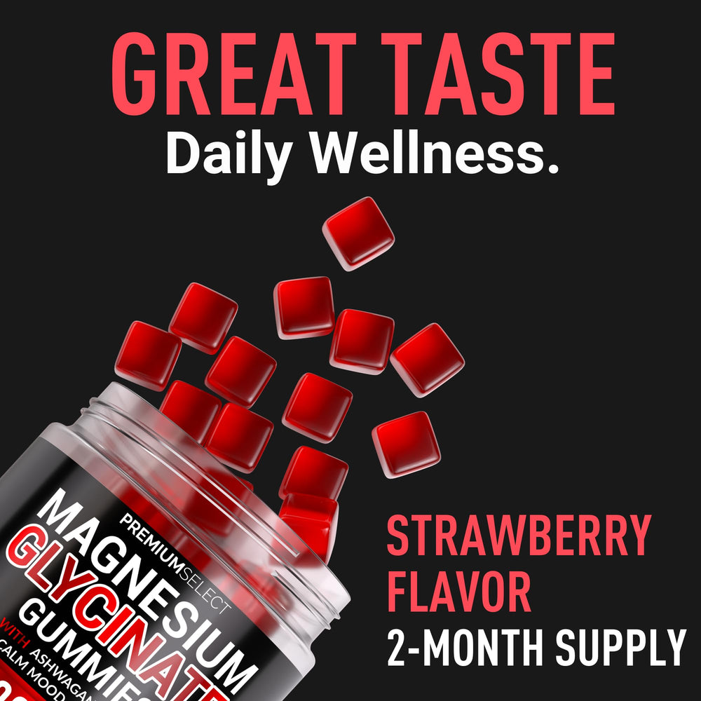 Vegan, sugar‑free formula from Premium Select Magnesium Gummies
