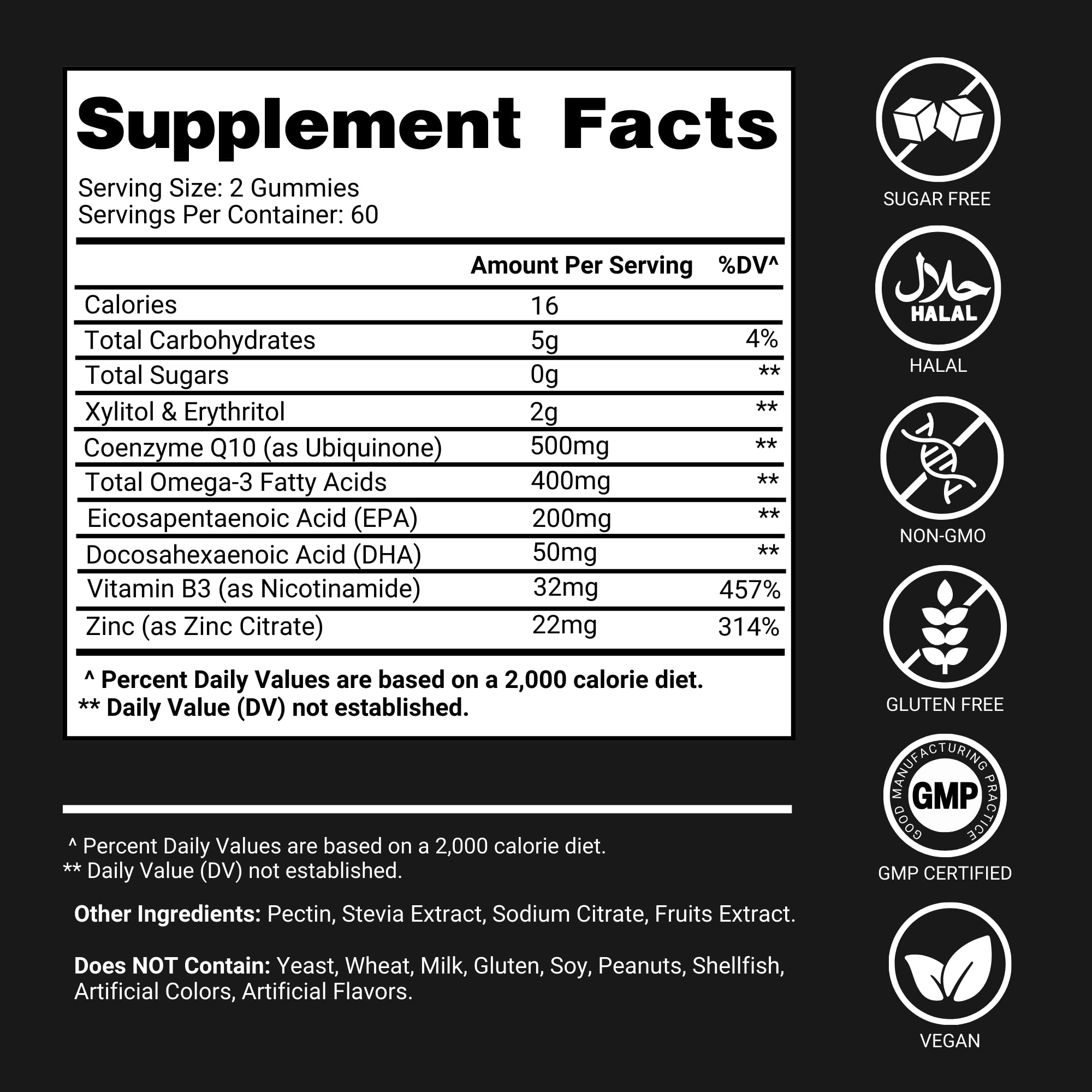 Daily-use bottle ready to support routine with 60-day supply