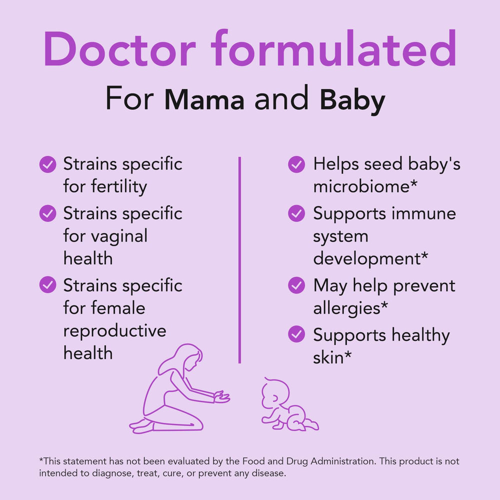 Premom Organic prebiotics label highlighting nourishment for beneficial bacteria