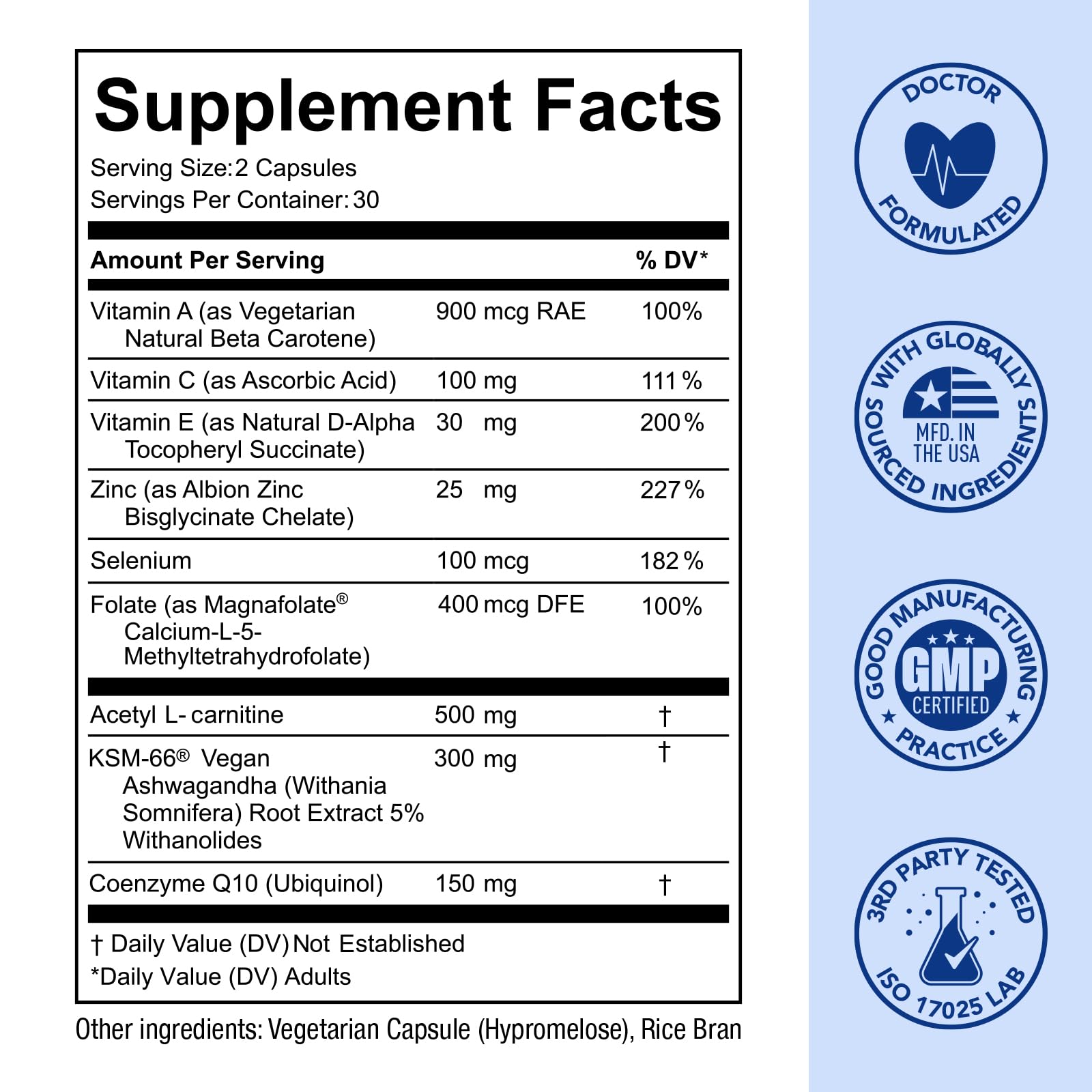Premom Sperm Fortify USA manufacturing badge signals domestic quality