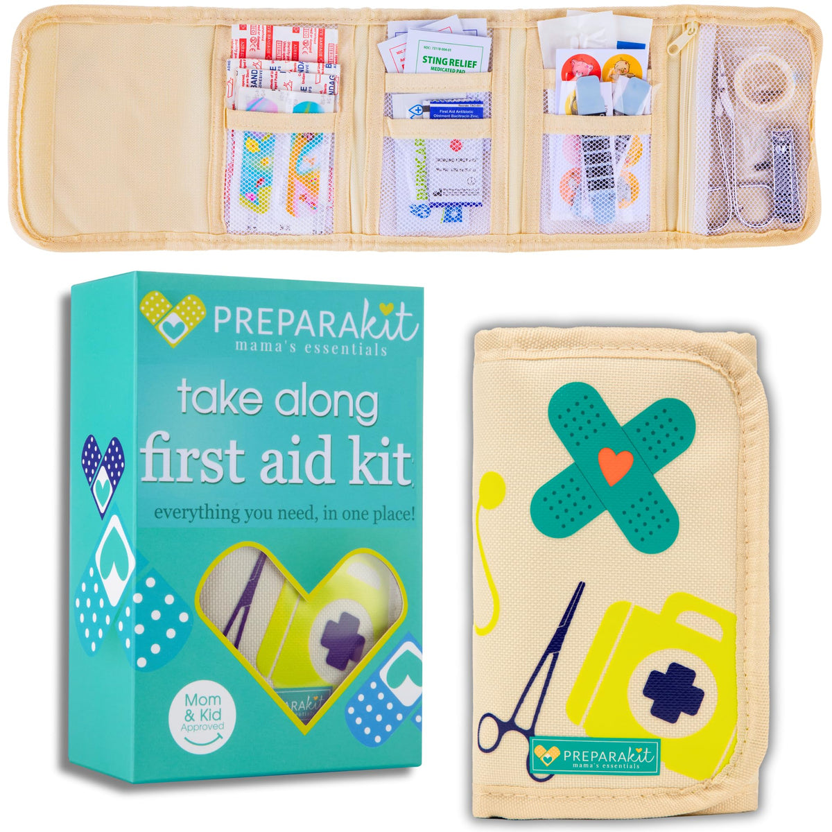 PreparaKit Travel Kit contents neatly organized for quick access.