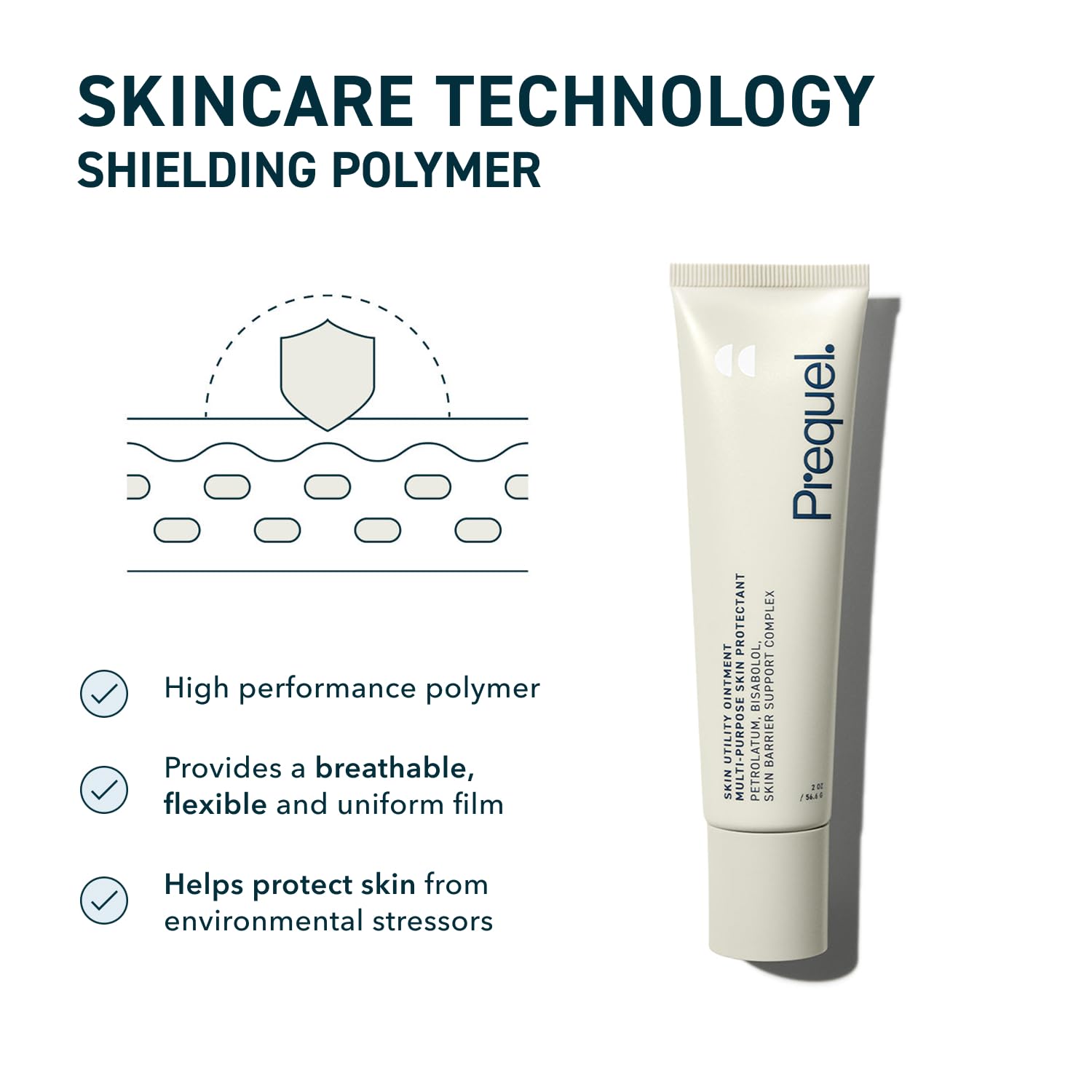 Prequel Skin Utility Ointment hands image shows crack relief and hydration support