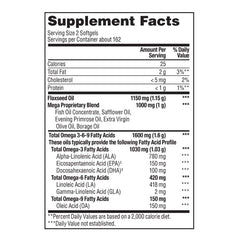 Presca Omega 3-6-9 softgels close-up, easy-to-swallow capsules for daily use.