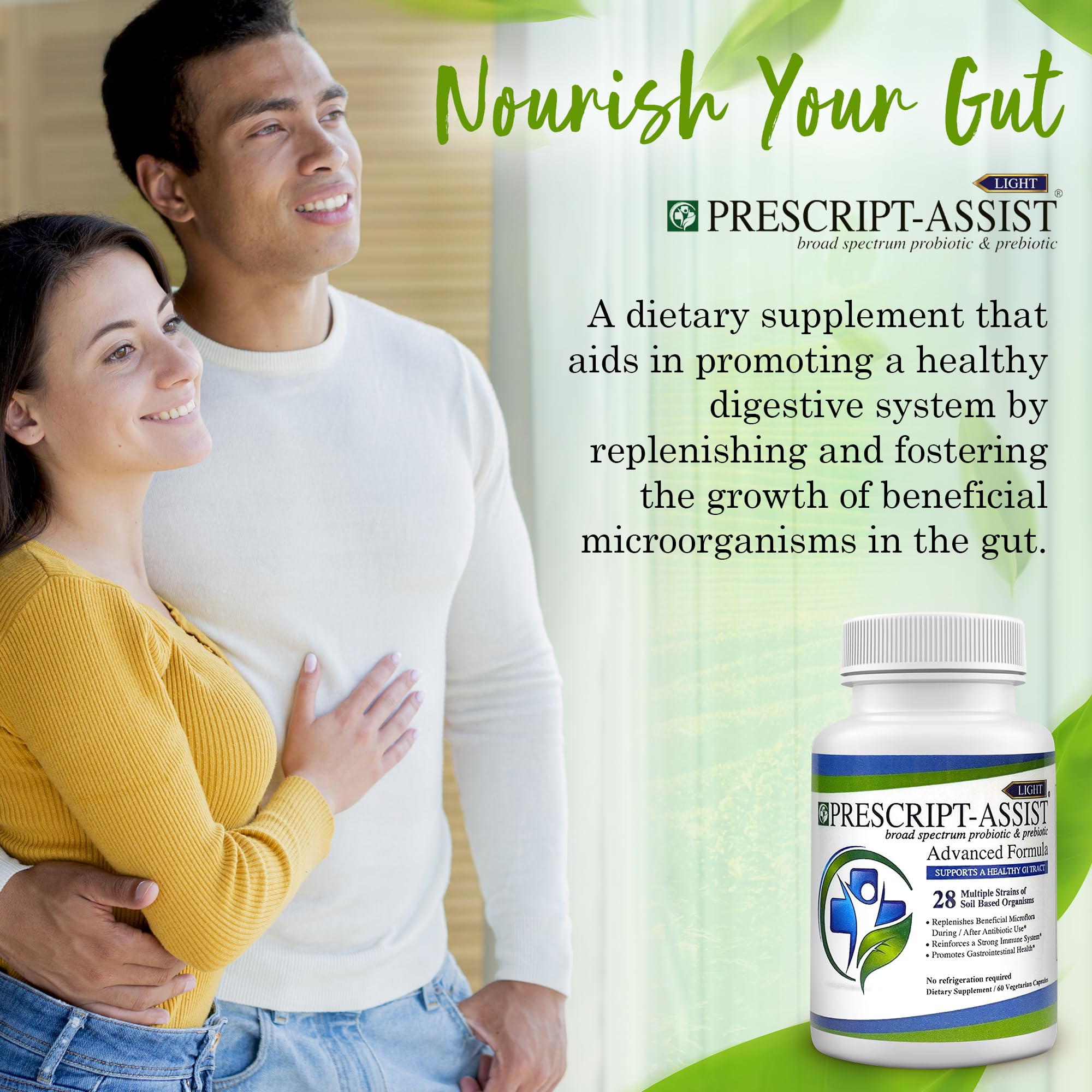 Prescript-Assist Light soil-based-probiotics highlights diverse strains.