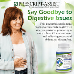 Prescript-Assist vegan-friendly capsules crafted from plant-derived ingredients.