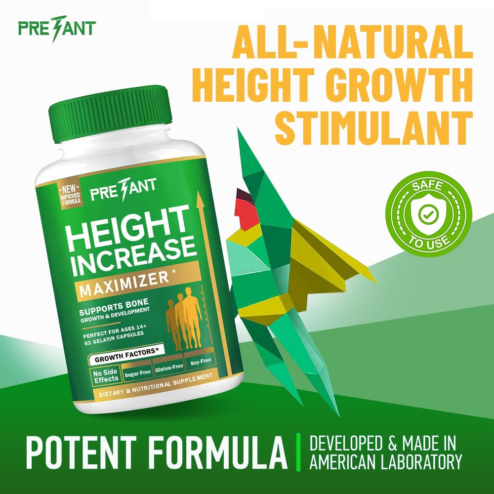 Hero shot of PRETANT capsules signaling natural growth support and plant based formula.