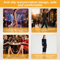Pretwad 10mm U-shape heel tip improves stability on various surfaces