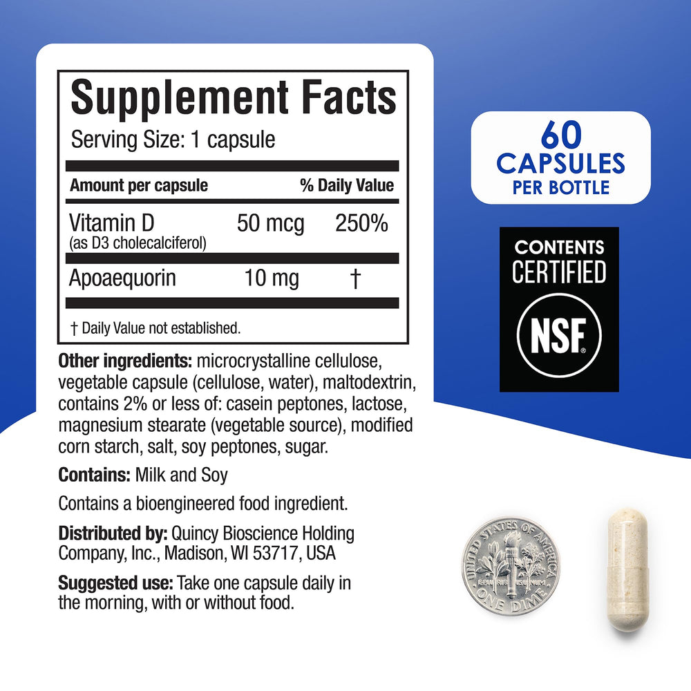 Prevagen 7-day Pill Minder included helps keep daily supplementation organized.