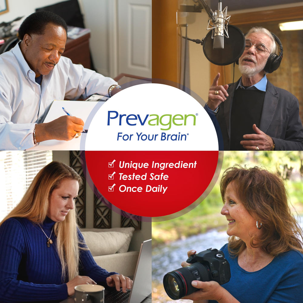 Prevagen 7-day Pill Minder included for organized daily routine.