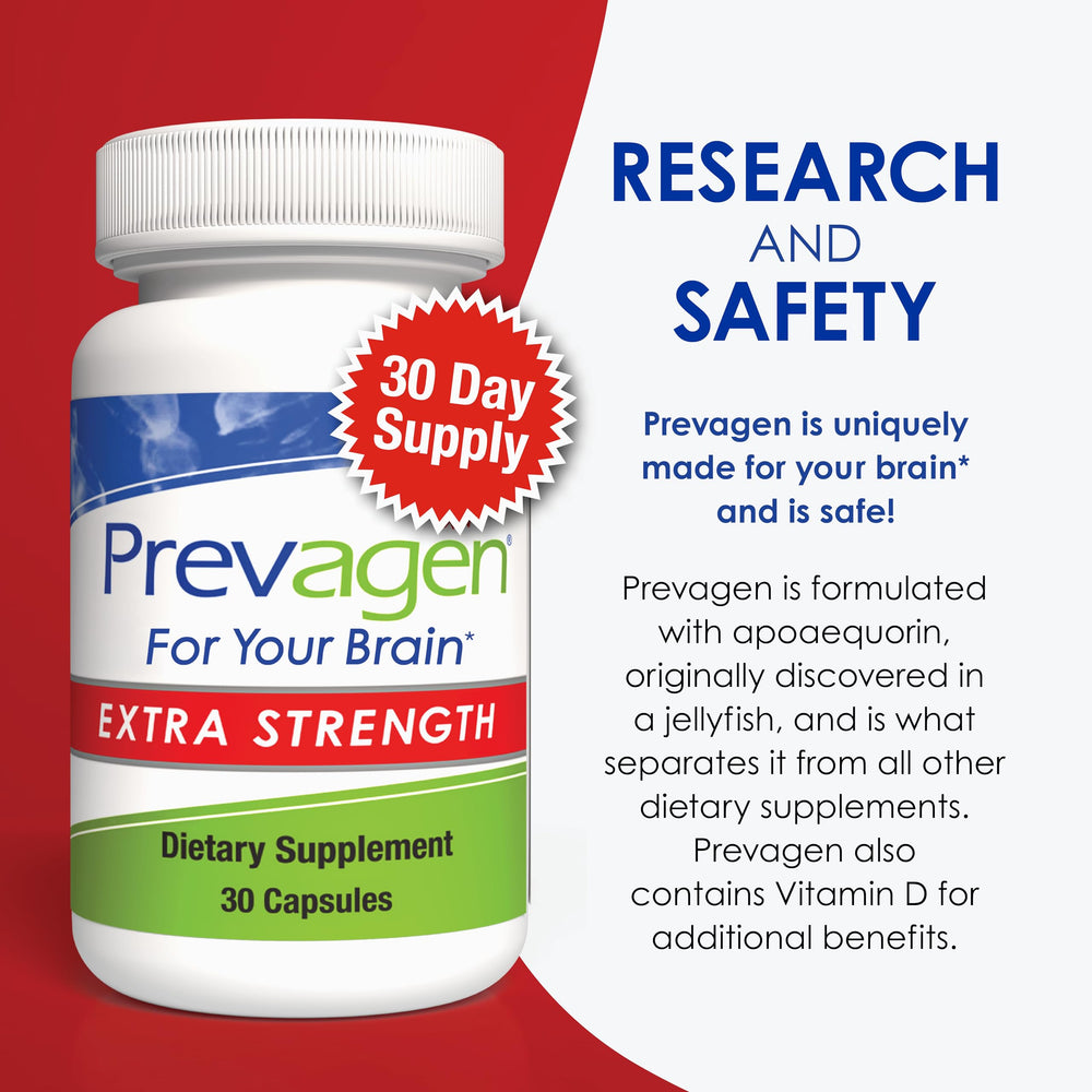 Prevagen Extra Strength daily use scene set in a morning routine