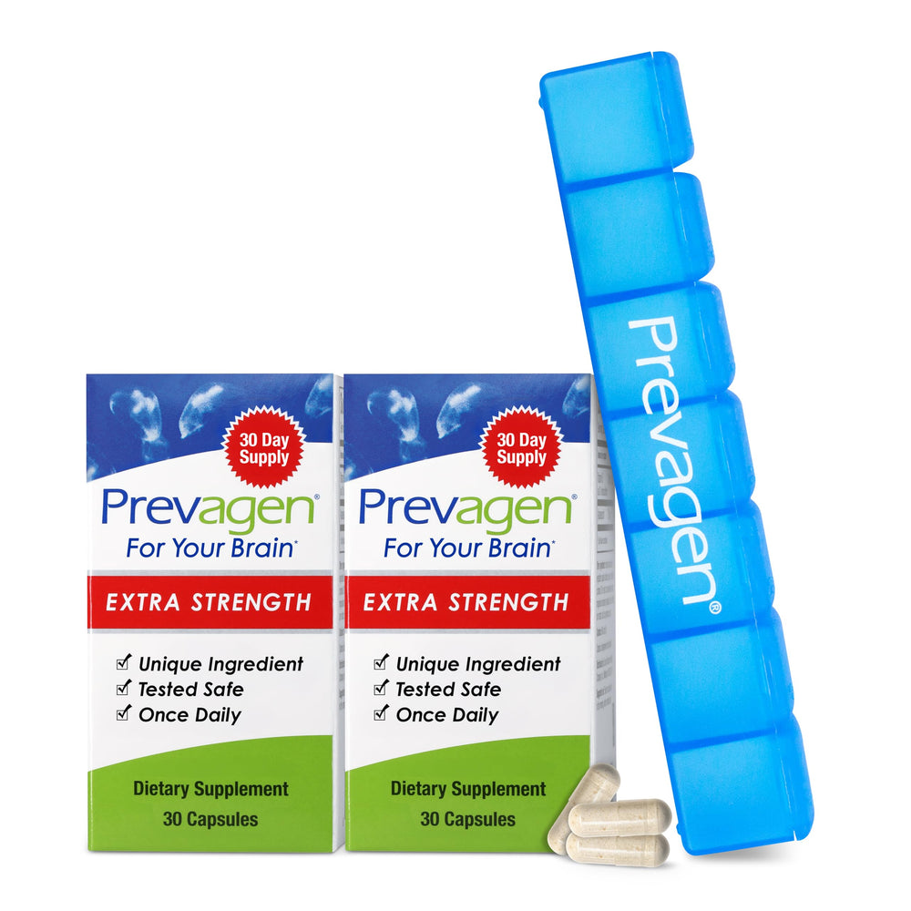 Prevagen Extra Strength bottle front for daily brain support