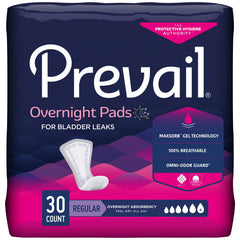 Prevail Proven pad showing discreet comfort for light leakage protection