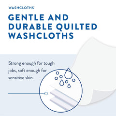Prevail wipes fabric close-up, soft yet strong for comfortable cleansing