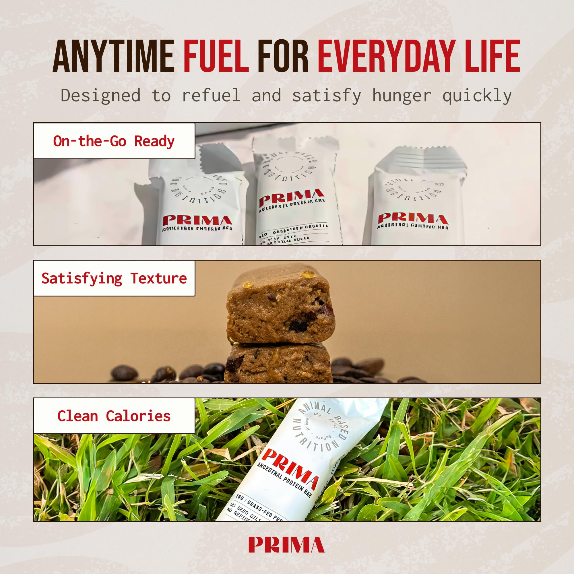 Prima Ancestral Protein Bar prebiotic inulin for digestion-friendly snacking.