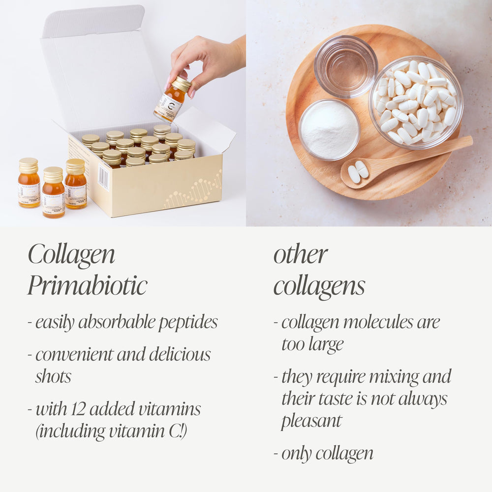 Label on PRIMABIOTIC bottle shows 12 vitamins for daily wellness