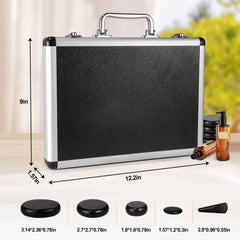 Primachen hot stones kit heating box top view for easy, safe warming.