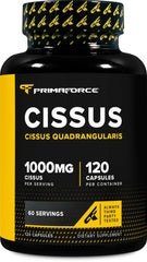 Primaforce Cissus extract bottle with label for joint support and daily wellness.