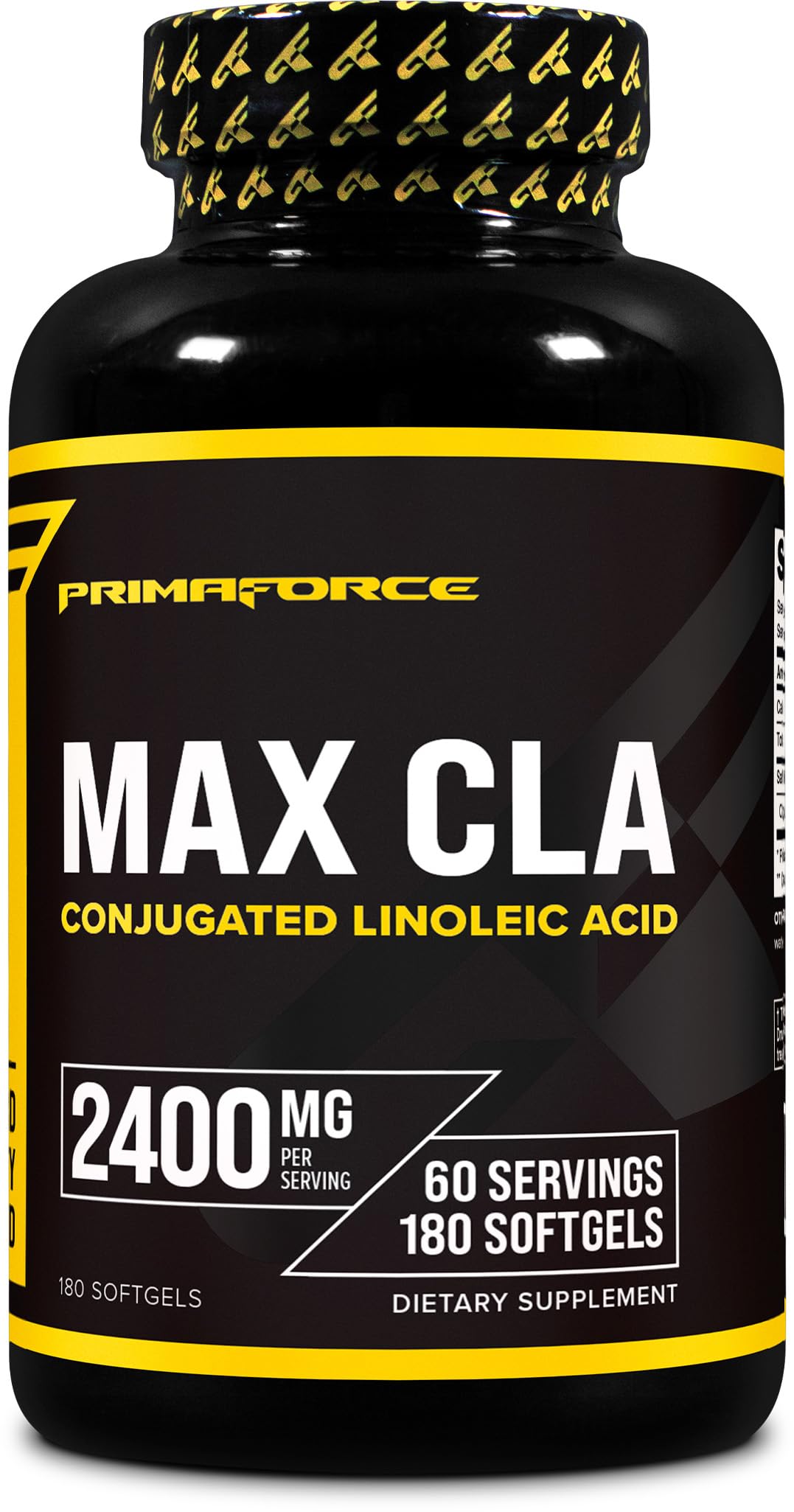 Primaforce CLA bottle front view for non-stimulant daily use