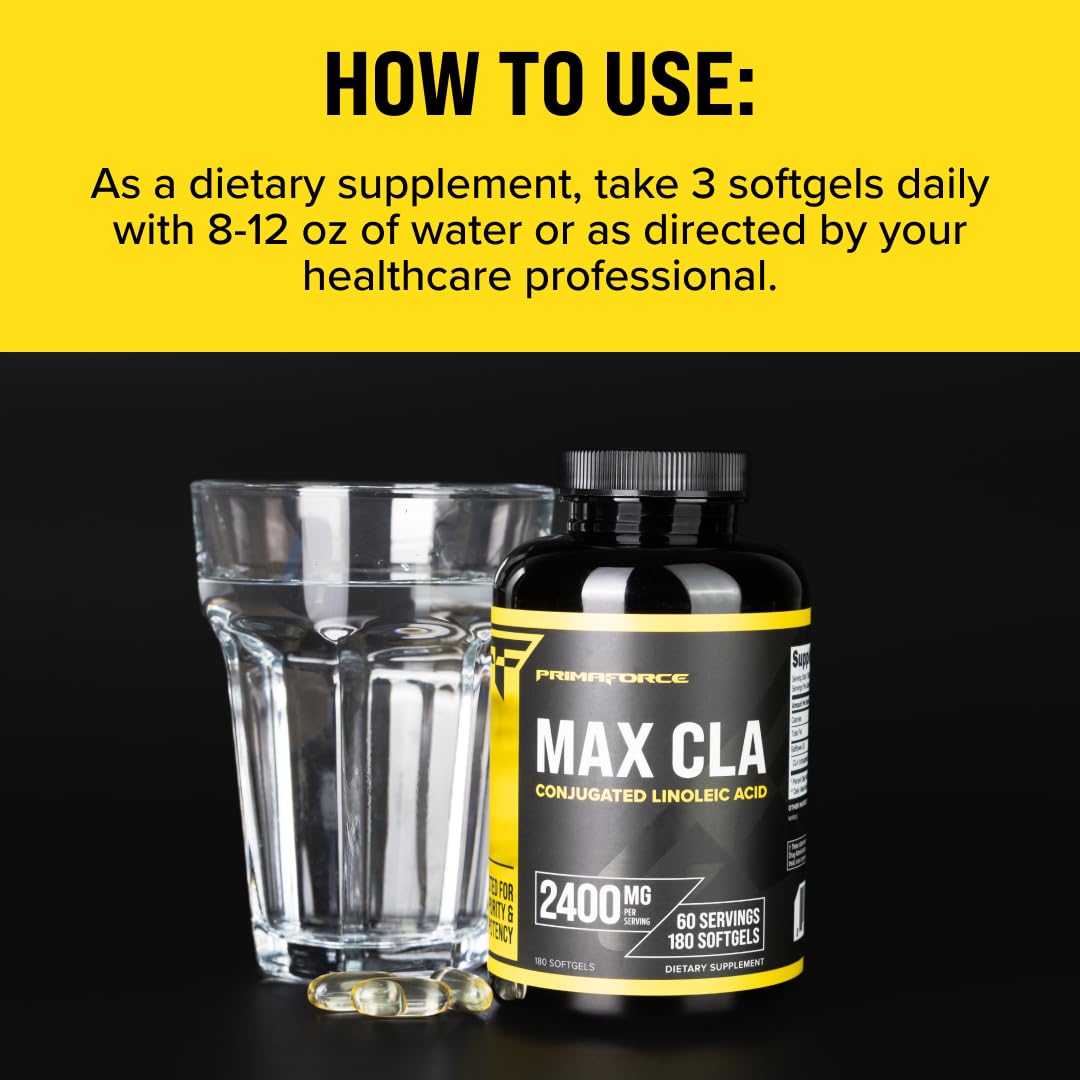 Primaforce CLA store display with product on shelf