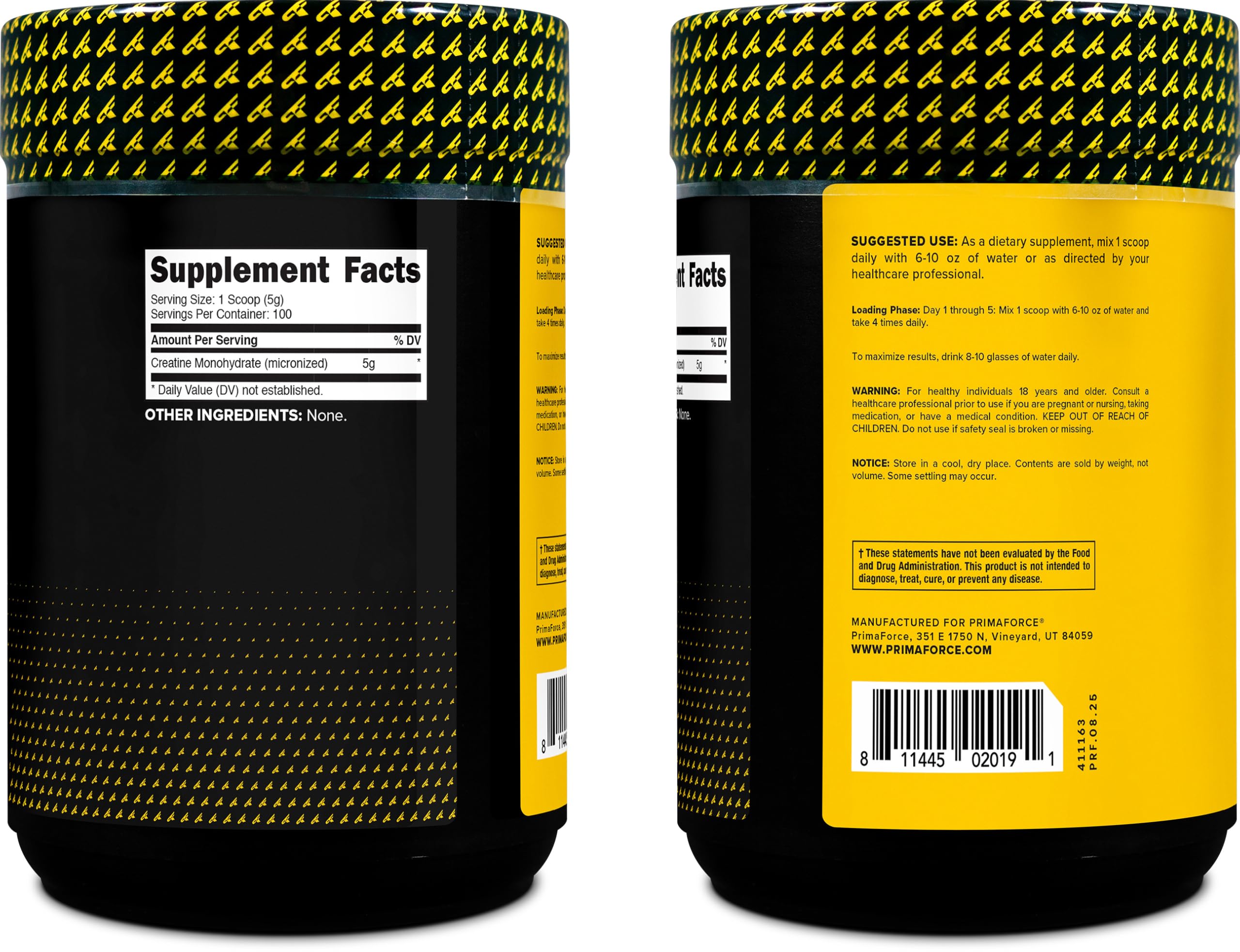 Primaforce creatine dissolving in water for a lump-free shake