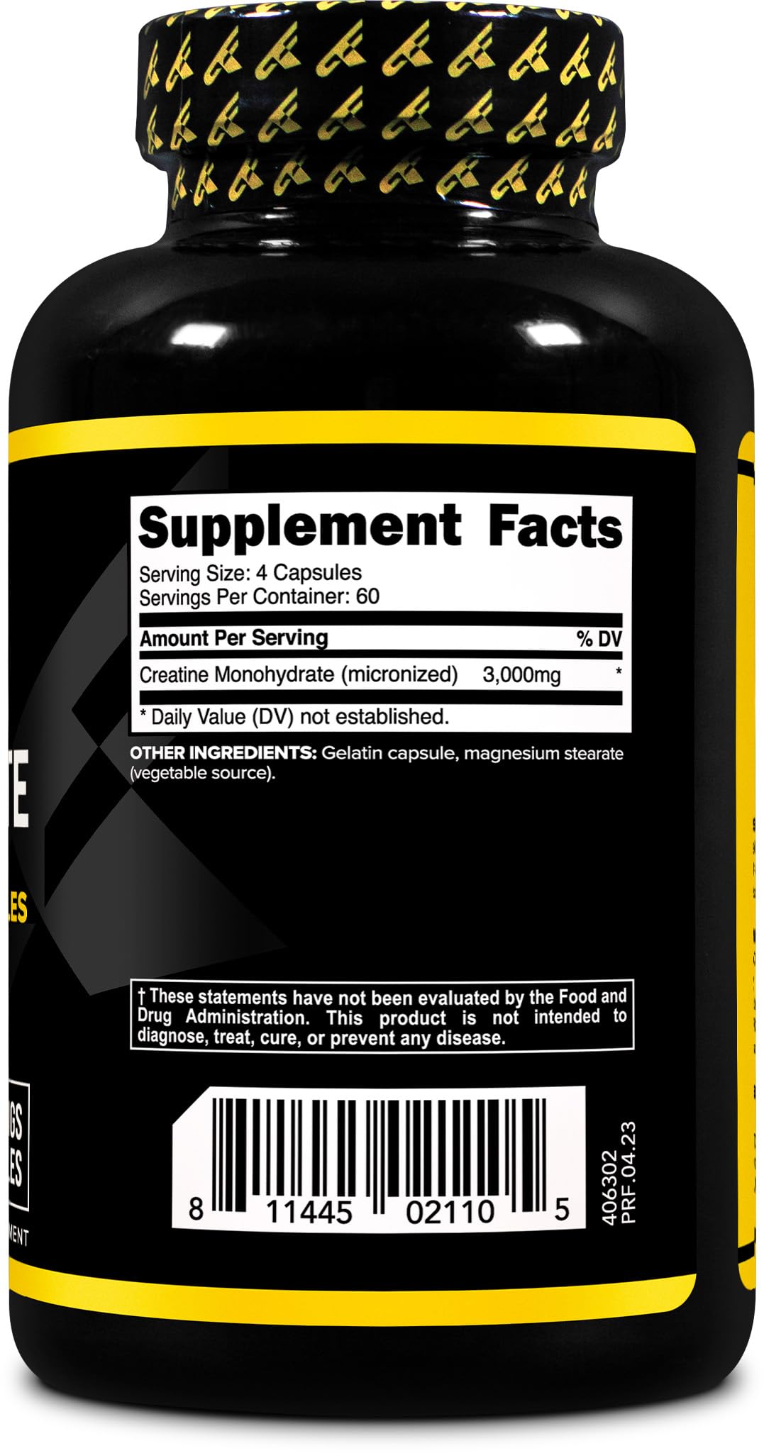 Primaforce creatine capsules on a gym setup illustrating versatile use.