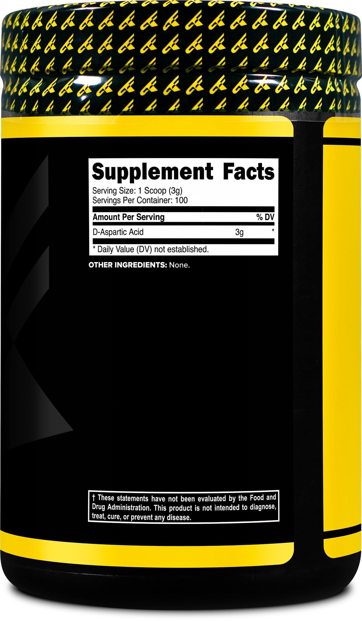 Close-up of Primaforce D-Aspartic Acid powder shows fine texture for dosing.