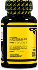Primaforce vegetarian DIM capsules highlighting plant-based supplement option.