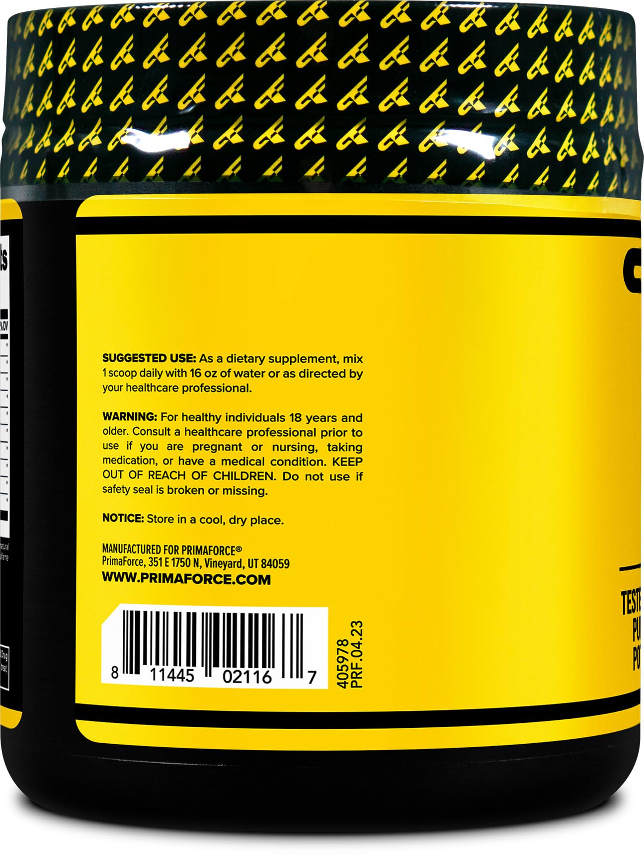 Primaforce EAA Powder Fruit Punch glass shows fast hydration with tasty flavor.