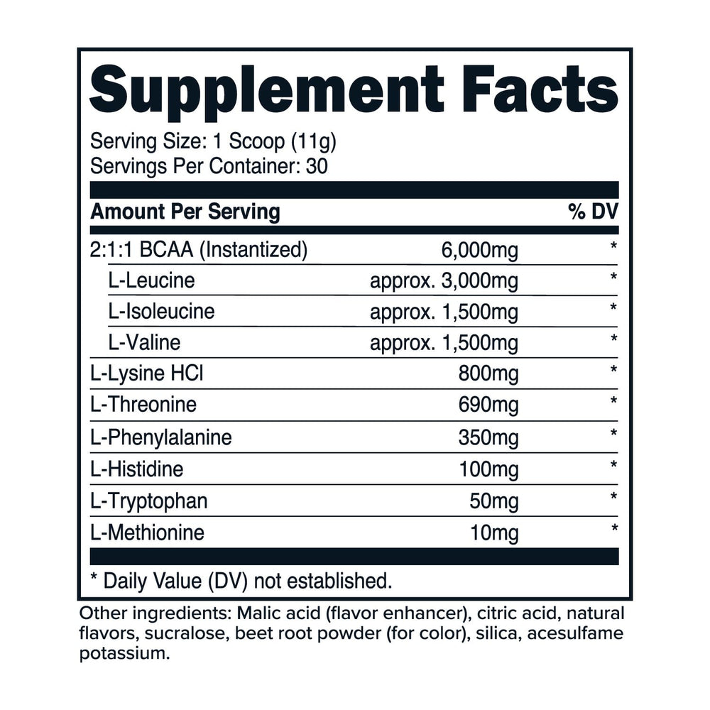 Primaforce EAA Powder Fruit Punch scoop enables precise dosing and quick mixing.