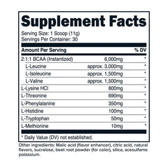 Primaforce EAA Powder Fruit Punch scoop enables precise dosing and quick mixing.