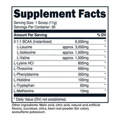 Primaforce EAA Powder Watermelon being mixed in a glass for intra-workout hydration