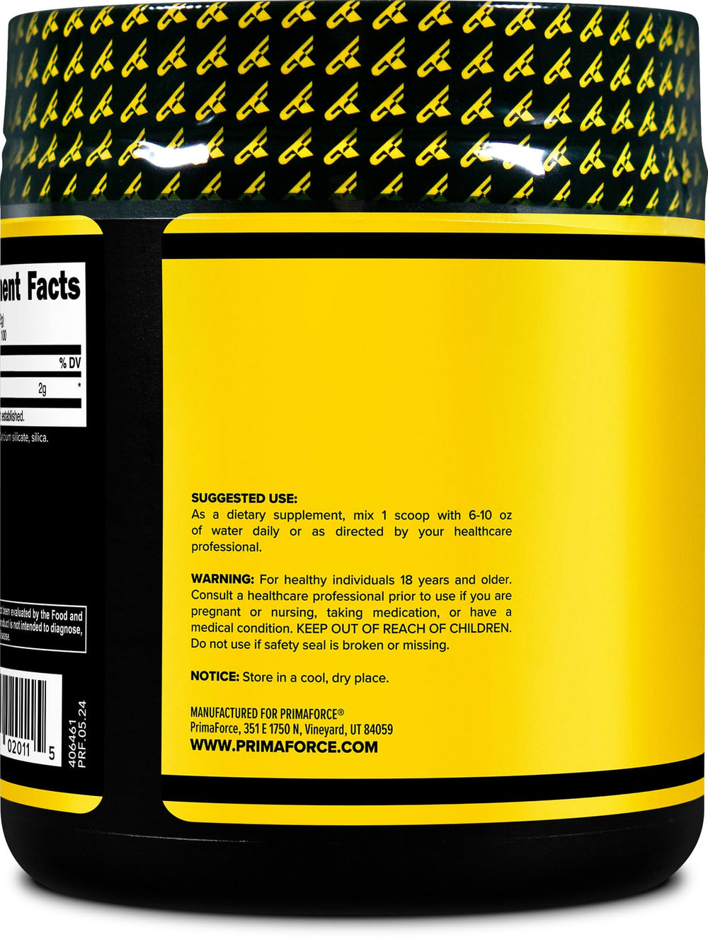 Primaforce L-Citrulline Malate powder mixed in water for a clean drink.