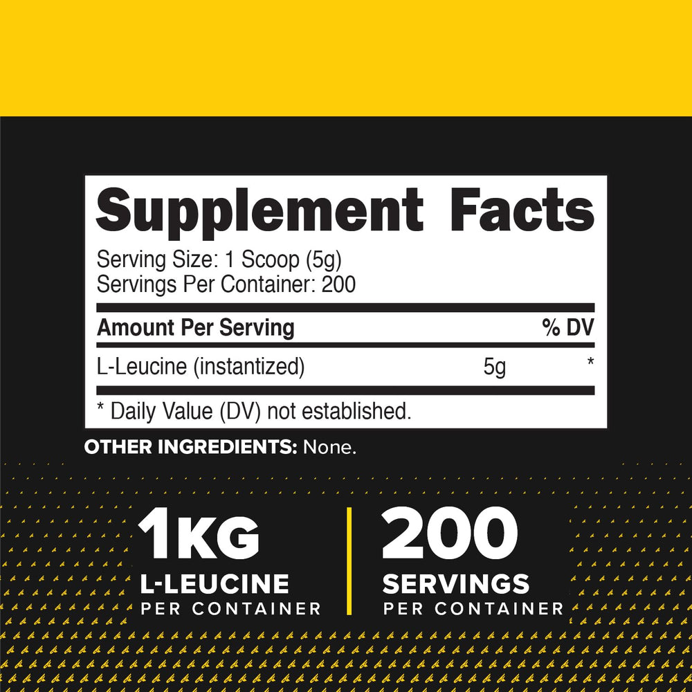 Primaforce L-Leucine powder scoop for precise serving.